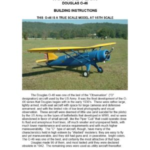 Douglas O-46 Building Instructions (PDF download)