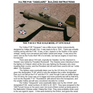 Vultee P-66 Building Instructions (PDF download)