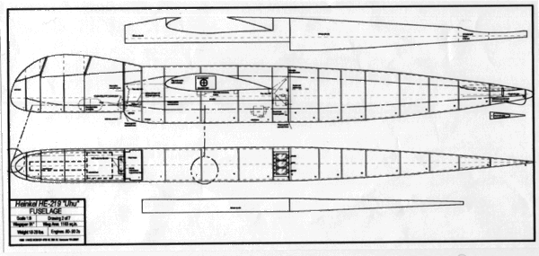 Heinkel He219 Plans