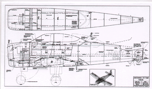 North American T-28 Plans